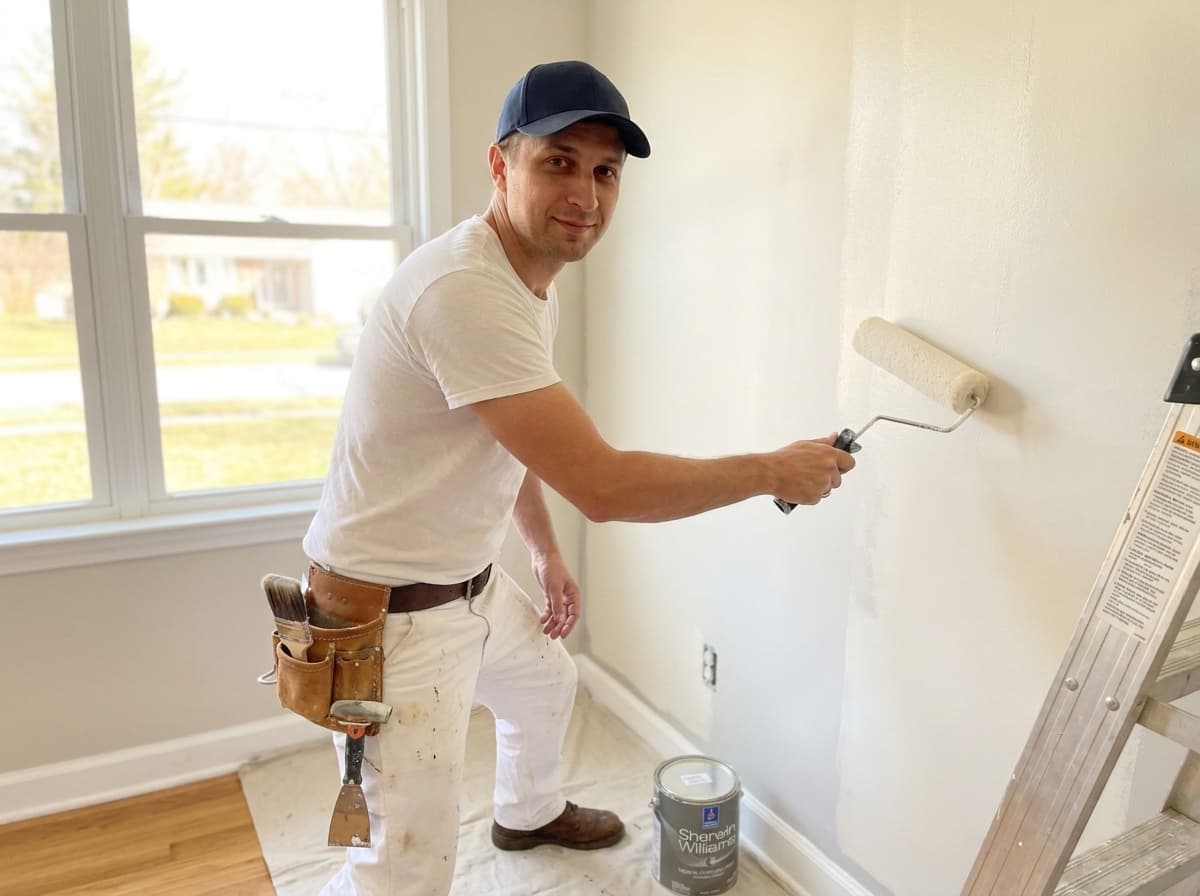AD Classic Painting painter at work in Jacksonville, FL